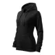Trendy Zipper Női Kapucnis Pulóver