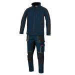 CLASSWORK Stretch Softshell kék kabát