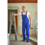 ClassicFit Kék Kantáros Nadrág