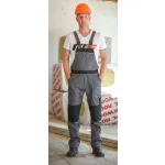 MarCee Cool kantáros nadrág szürke-fekete