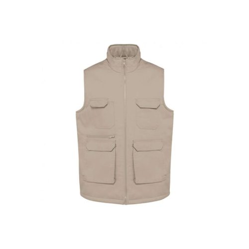UNISEX PÁRNÁZOTT MULTI-POCKET POLYCOTTON VEST
