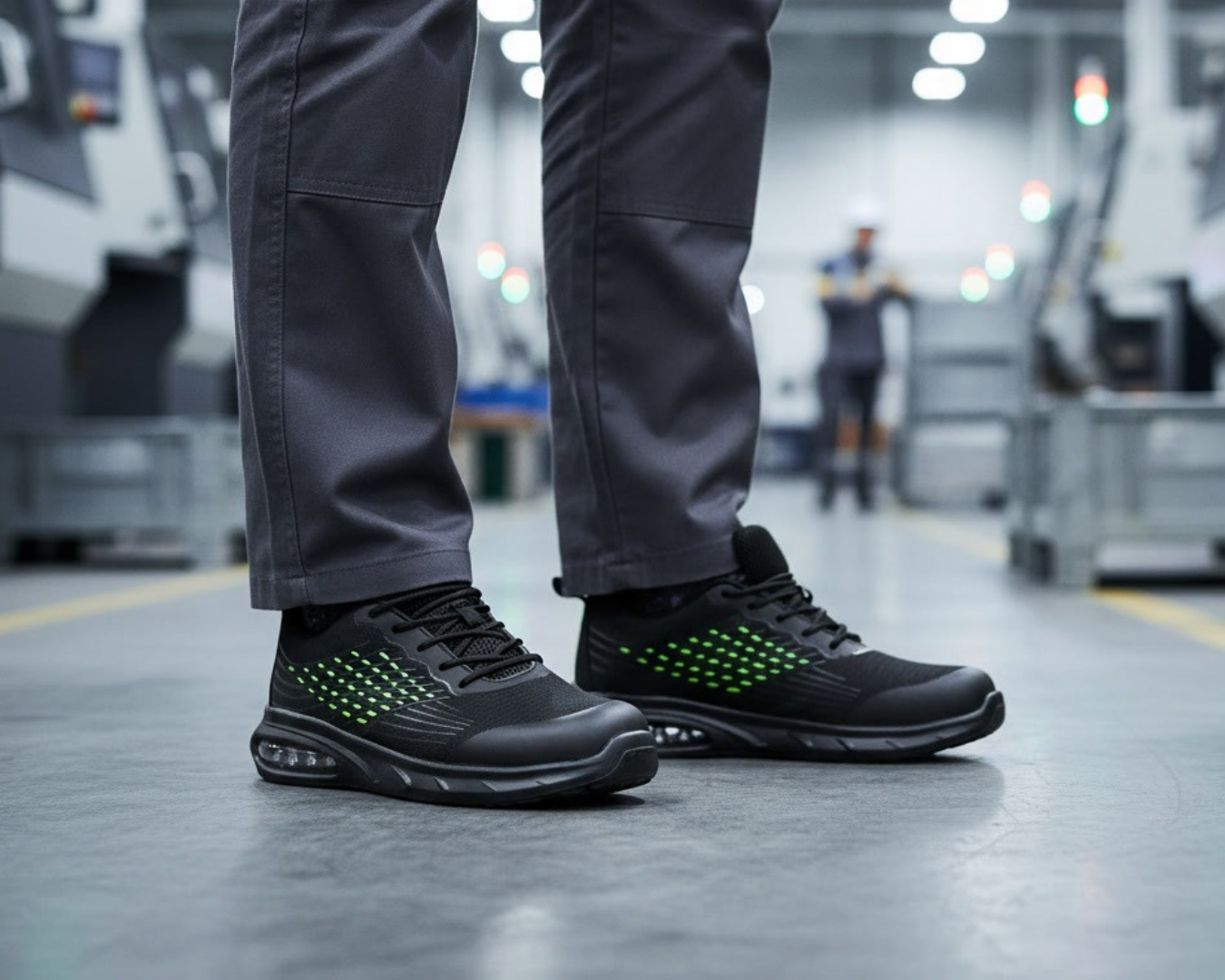 A megfelelő munkavédelmi cipő stabil tartást, csúszásmentes talpat és kényelmet biztosít egész napos munkavégzéshez, csökkentve a munkahelyi balesetek kockázatát.